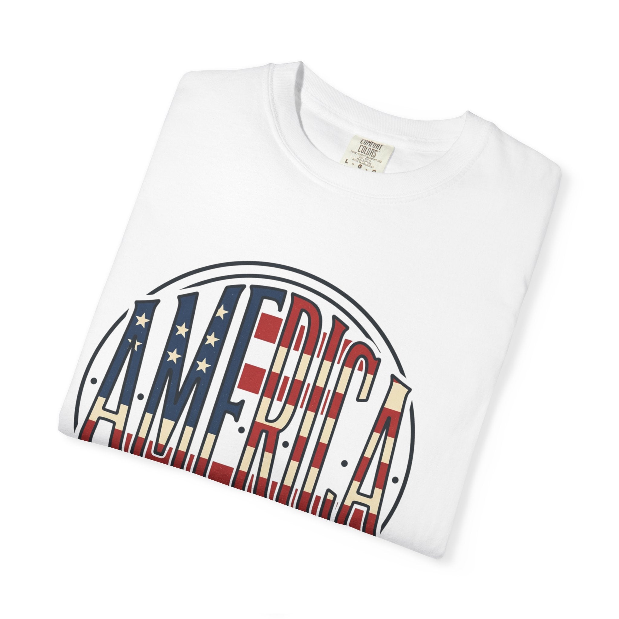 America Retro Flag Graphic T-Shirt — “Where F*** Around and Find Out Is Our Moto”