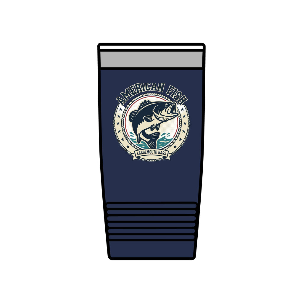 Fishing Tumbler 20oz — 'Cast Away' Insulated Stainless Steel Travel Cup