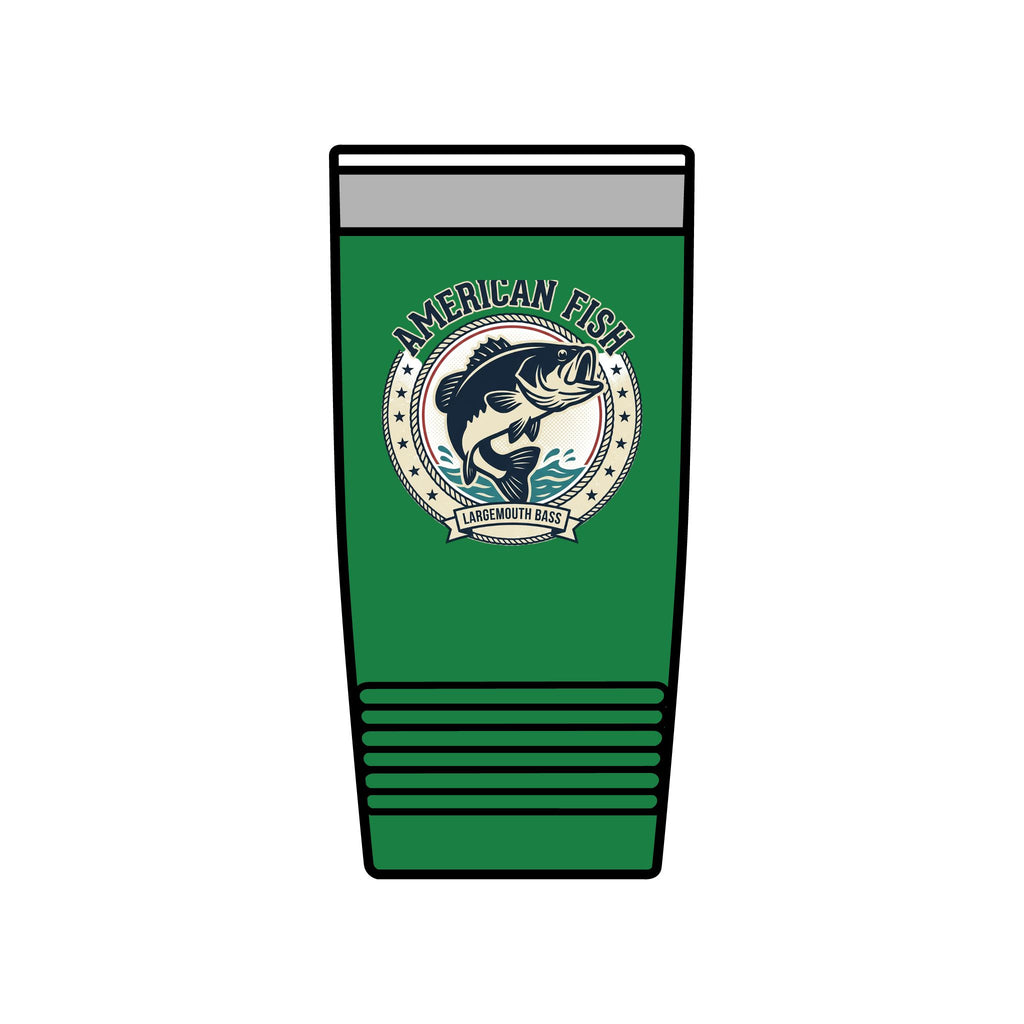 Fishing Tumbler 20oz — 'Cast Away' Insulated Stainless Steel Travel Cup