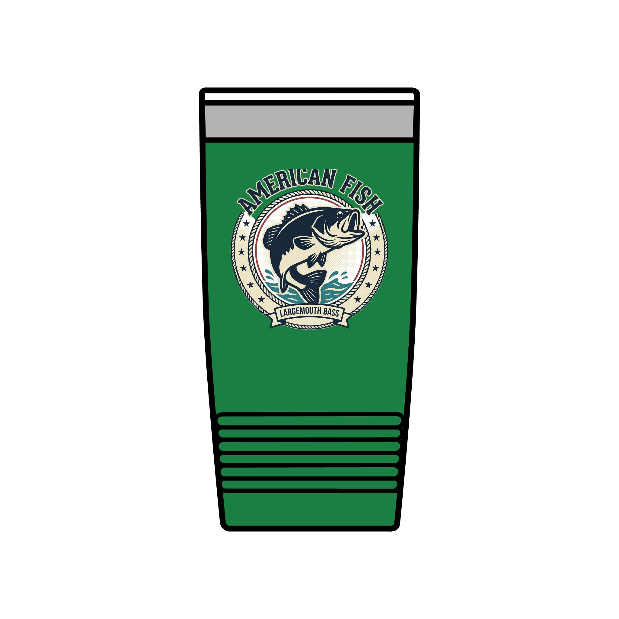 Fishing Tumbler 20oz — 'Cast Away' Insulated Stainless Steel Travel Cup