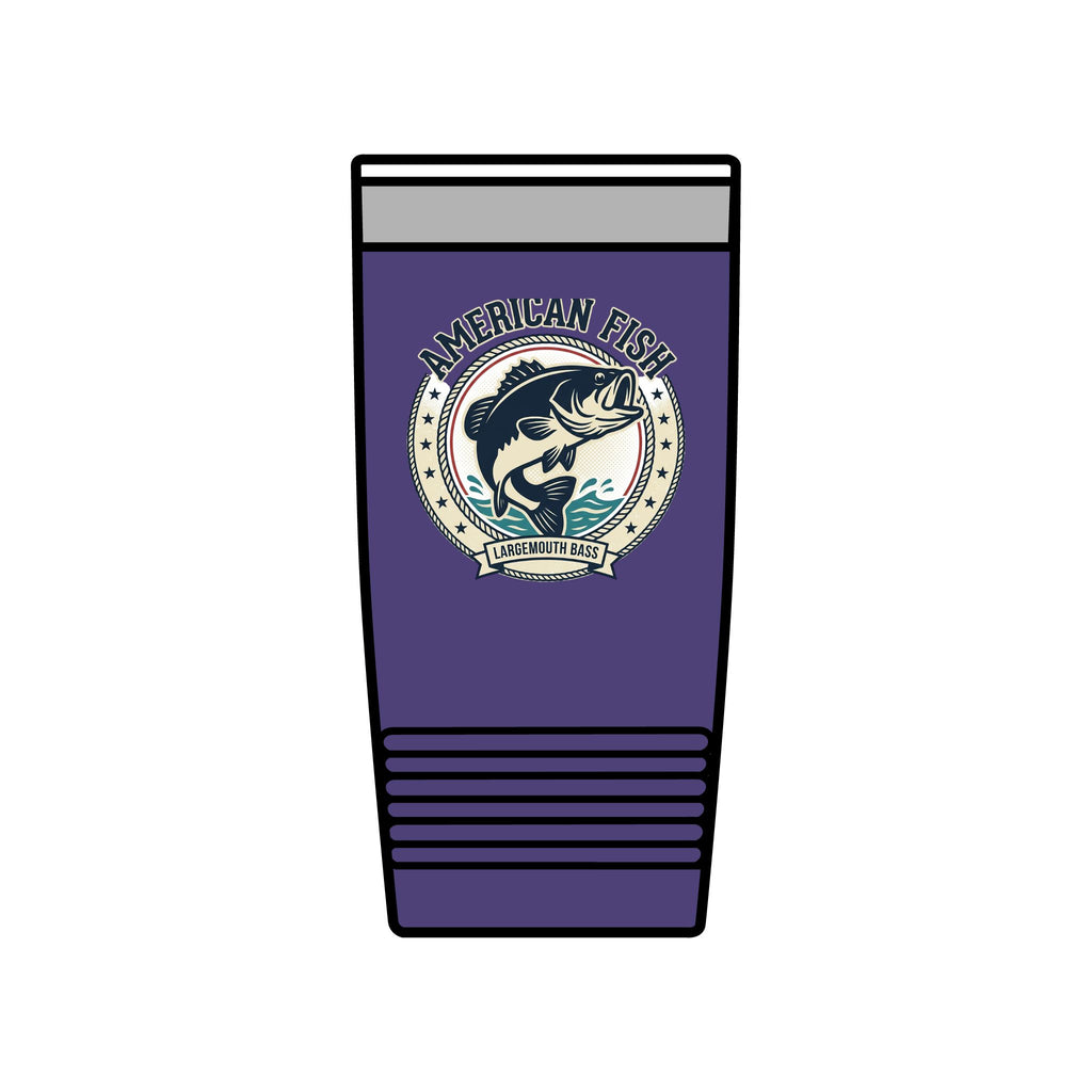 Fishing Tumbler 20oz — 'Cast Away' Insulated Stainless Steel Travel Cup