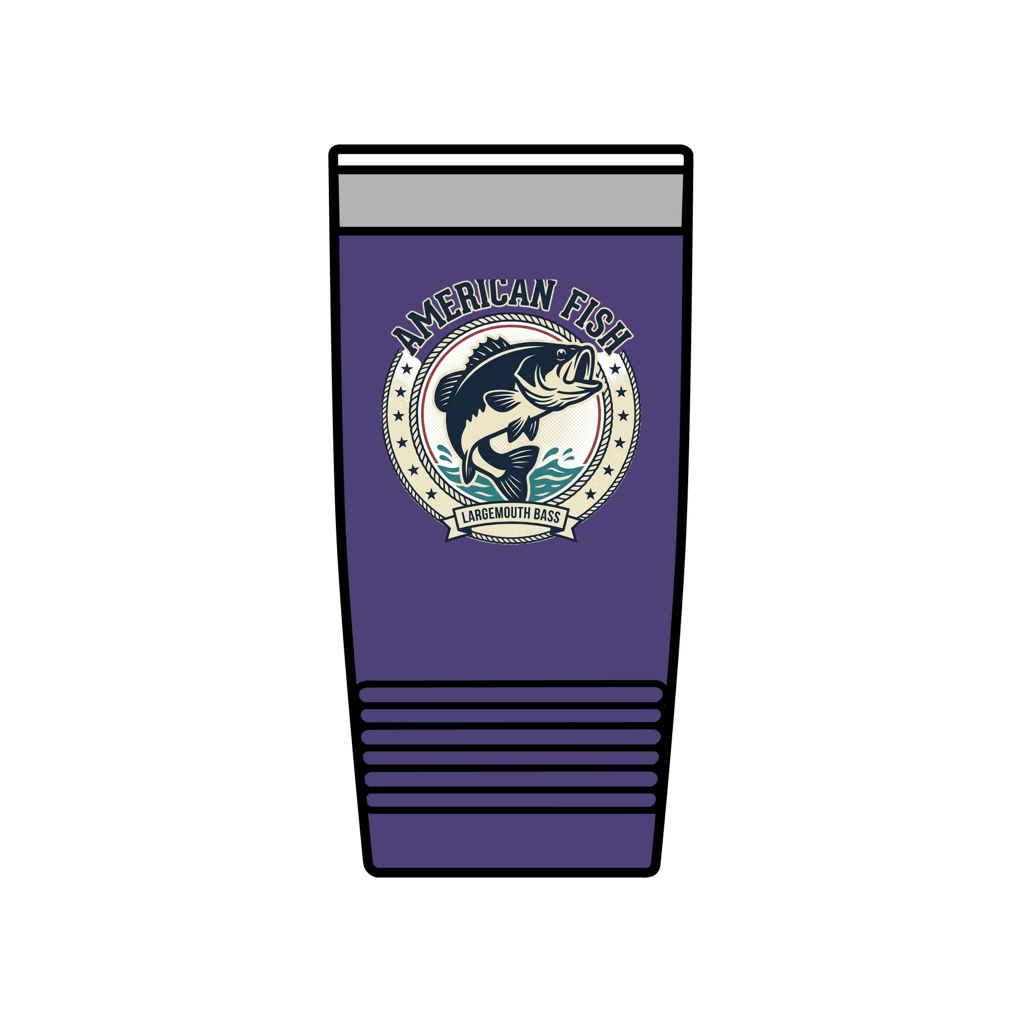 Fishing Tumbler 20oz — 'Cast Away' Insulated Stainless Steel Travel Cup