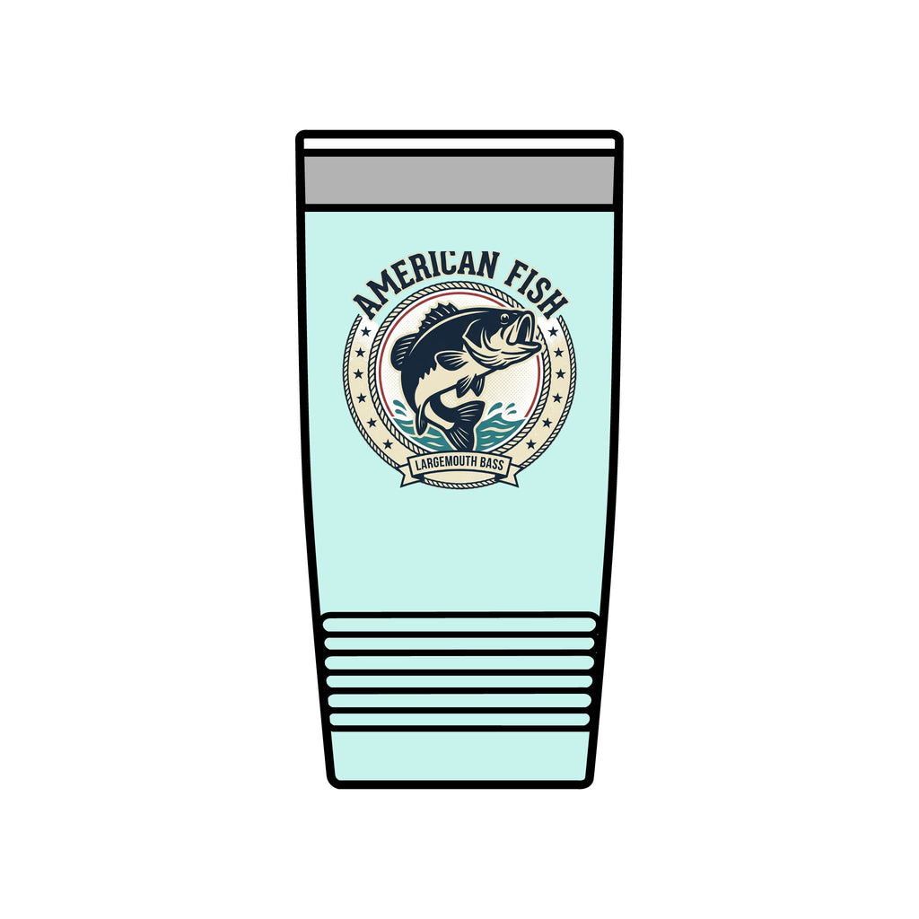 Fishing Tumbler 20oz — 'Cast Away' Insulated Stainless Steel Travel Cup