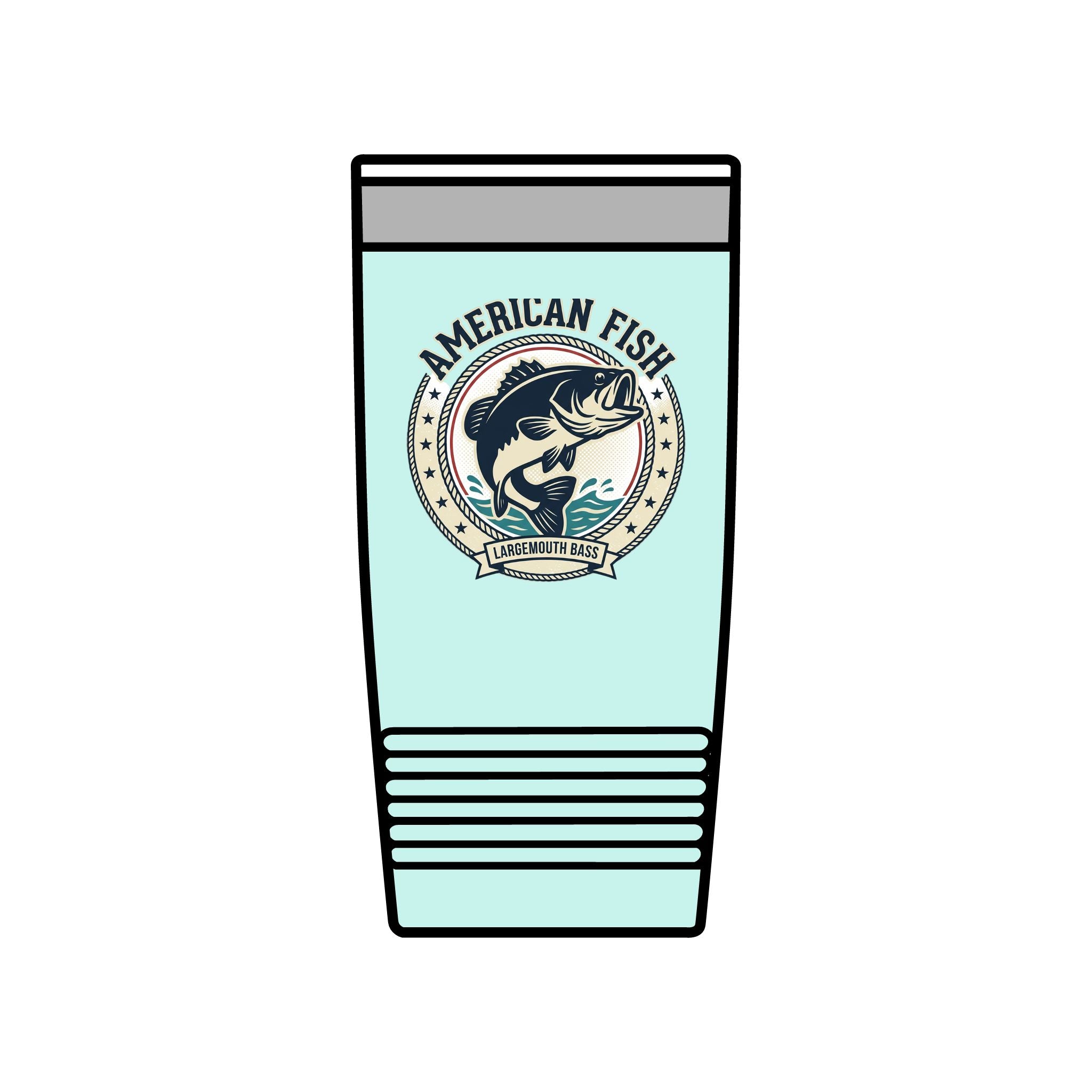 Fishing Tumbler 20oz — 'Cast Away' Insulated Stainless Steel Travel Cup