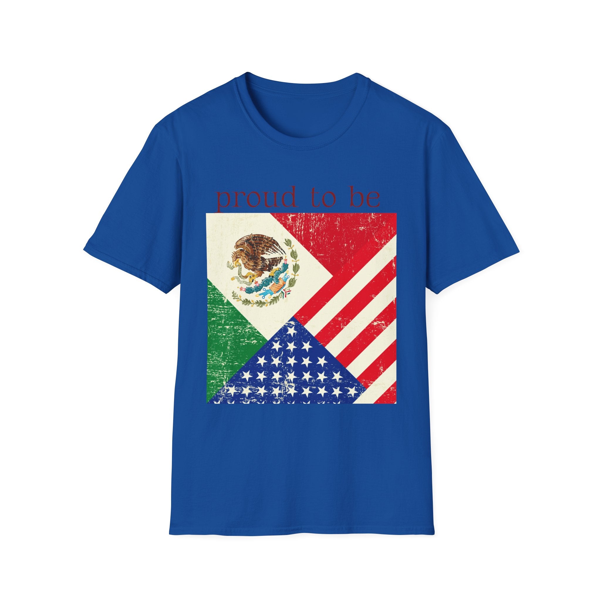 Proud to Be Mexico USA Flag T-Shirt