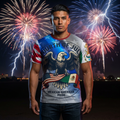 Men's Sports Jersey — "Be the Center of Attention" All-Over Print