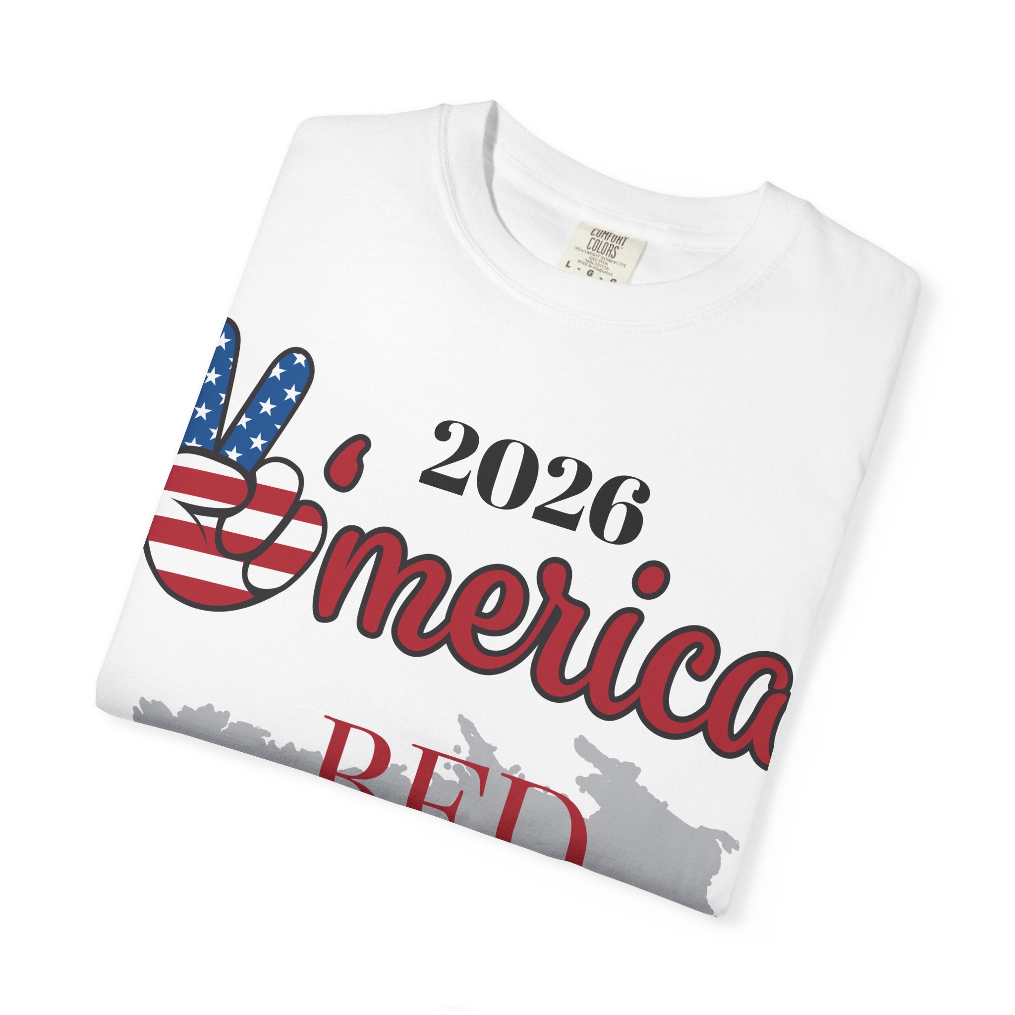 'Merica 2026 Bed Wine Blue T-Shirt