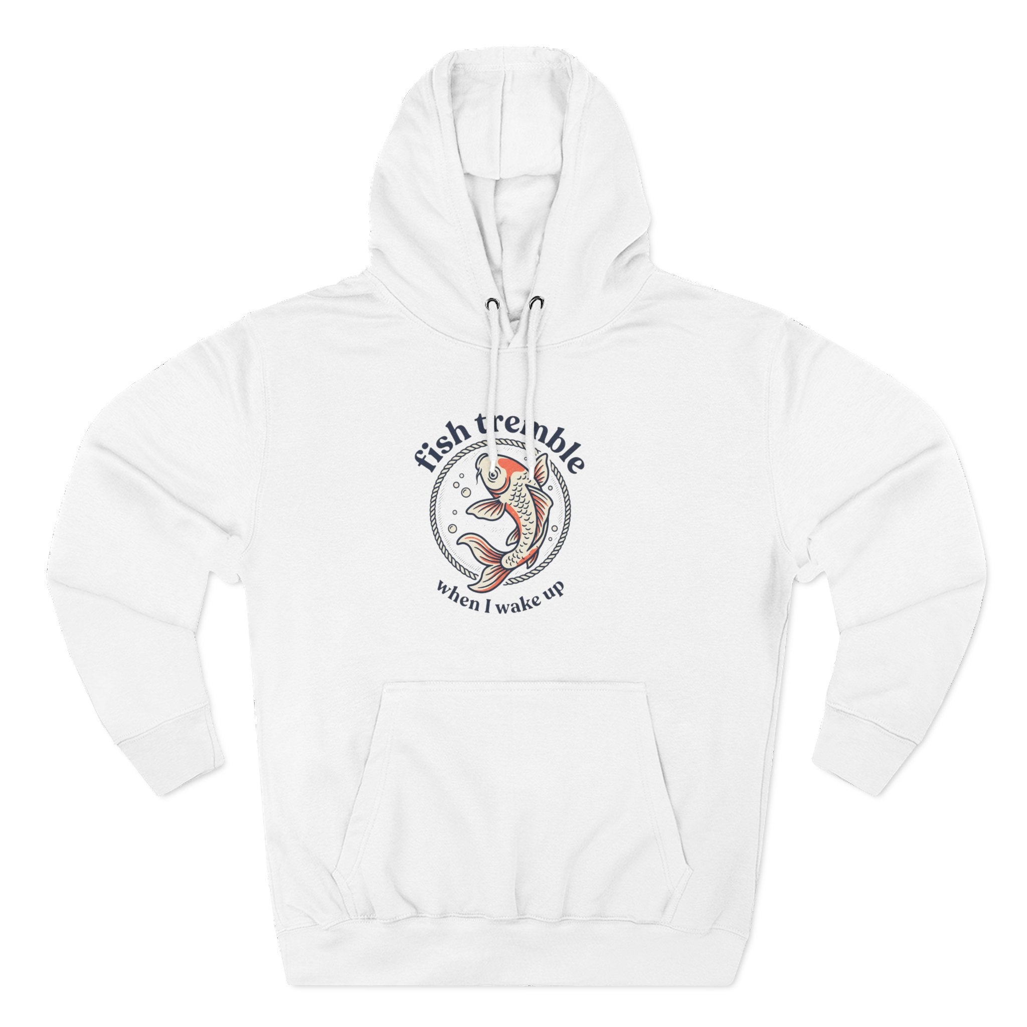 Fishing Graphic Hoodie — "Ripping Fish Lips" & Koi Design