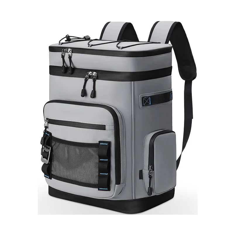 1pcs Large Waterproof Cooler Backpack - Leak-Proof Camping & Beach Cooler Bag for Fishing, Picnics, Outdoor Adventures